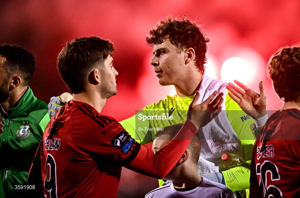 12 October 2026; Shamrock Rovers goalkeeper Ed McGinty before the SSE Airtricity Men's Premier Division match between Shamrock Rovers and Bohemians at Tallaght Stadium in Dublin. Photo by Tyler Miller/Sportsfile