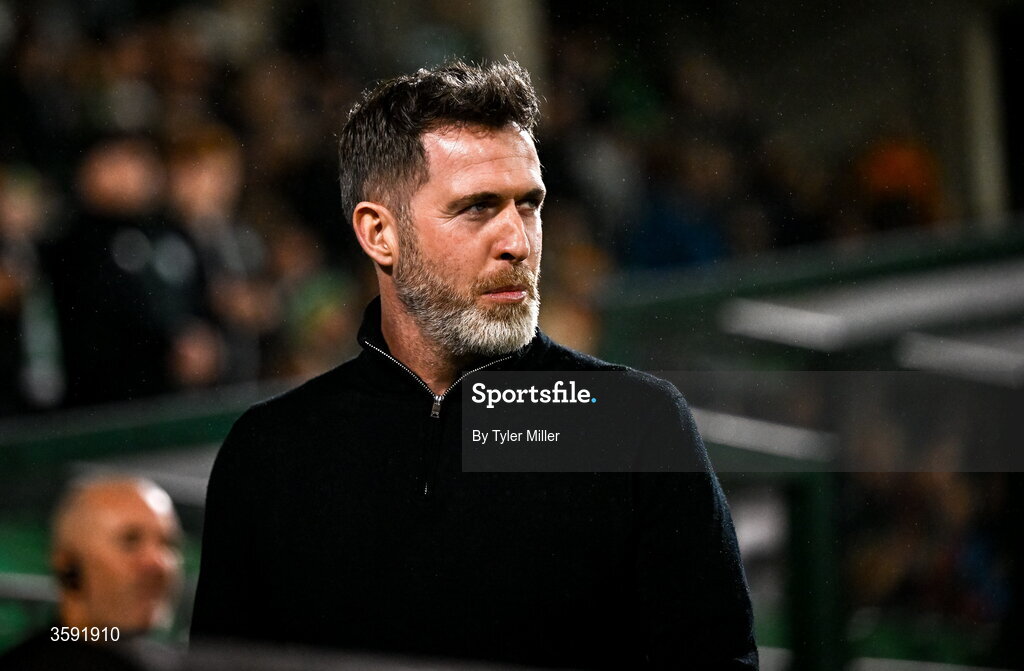 12 October 2026; Shamrock Rovers manager Stephen Bradley before the SSE Airtricity Men's Premier Division match between Shamrock Rovers and Bohemians at Tallaght Stadium in Dublin. Photo by Tyler Miller/Sportsfile
