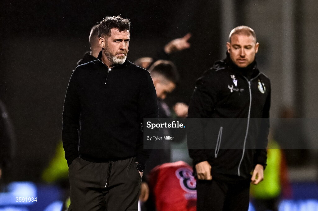 12 October 2026; Shamrock Rovers manager Stephen Bradley during the SSE Airtricity Men's Premier Division match between Shamrock Rovers and Bohemians at Tallaght Stadium in Dublin. Photo by Tyler Miller/Sportsfile