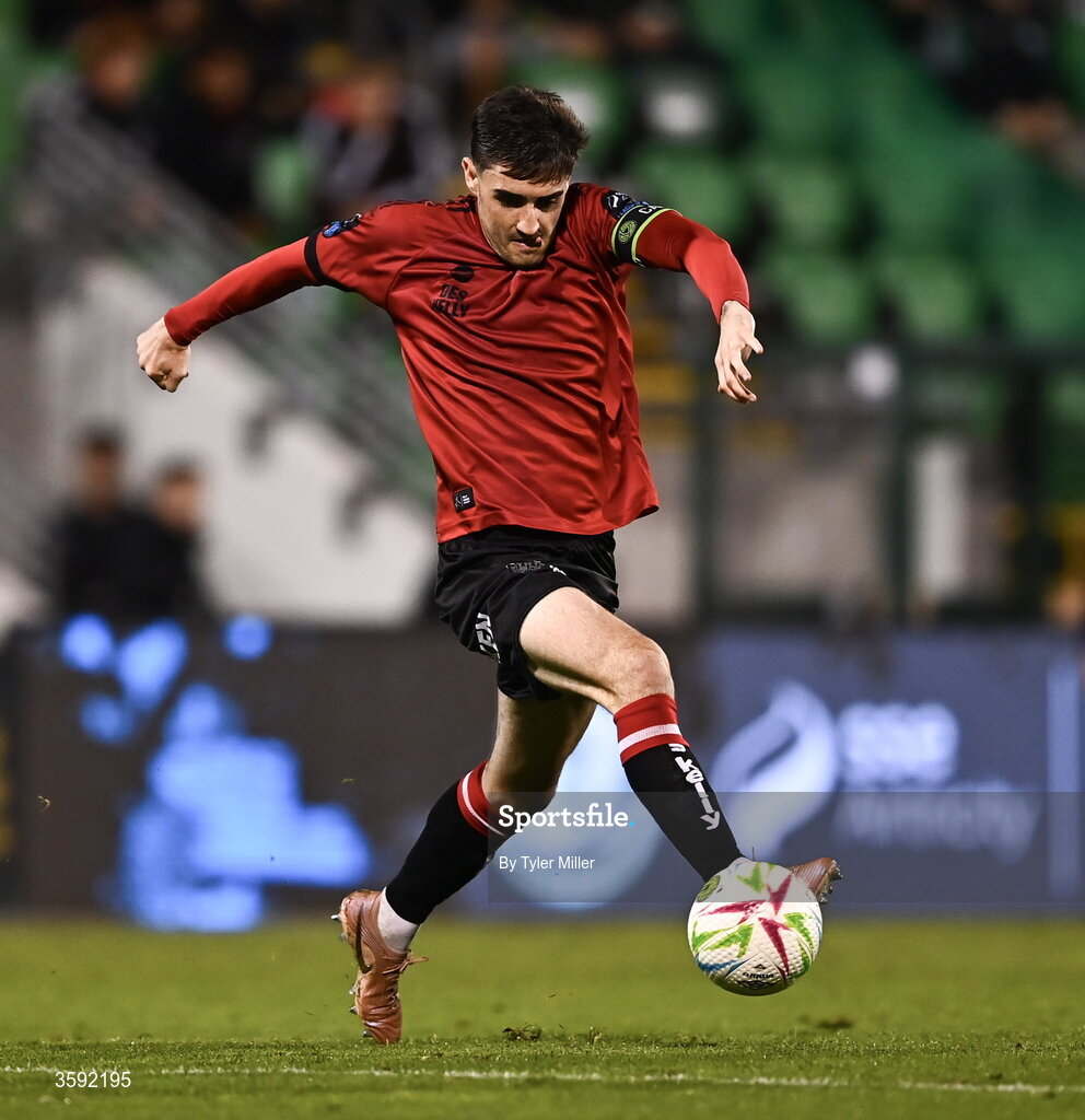 12 October 2026; Dawson Devoy of Bohemians during the SSE Airtricity Men's Premier Division match between Shamrock Rovers and Bohemians at Tallaght Stadium in Dublin. Photo by Tyler Miller/Sportsfile