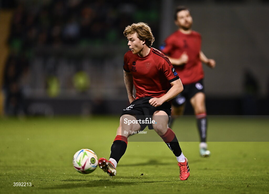 12 October 2026; Harry Vaughan of Bohemians during the SSE Airtricity Men's Premier Division match between Shamrock Rovers and Bohemians at Tallaght Stadium in Dublin. Photo by Tyler Miller/Sportsfile
