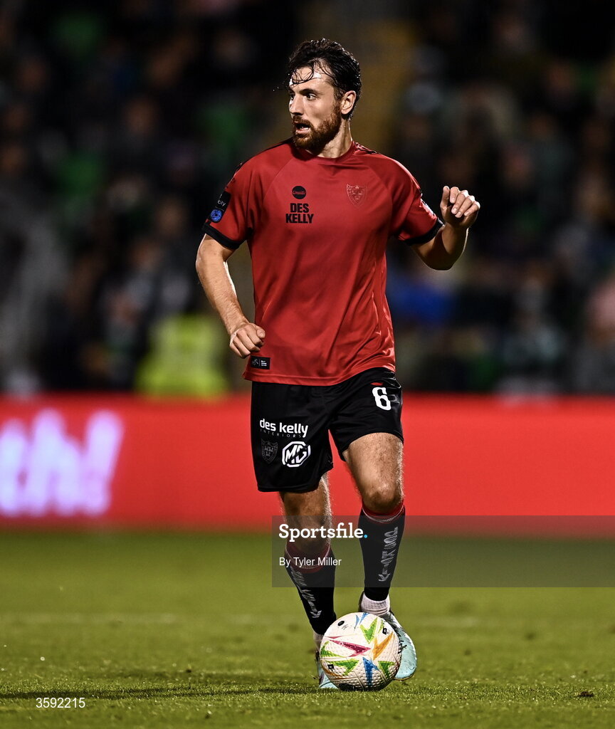 12 October 2026; Jordan Flores of Bohemians during the SSE Airtricity Men's Premier Division match between Shamrock Rovers and Bohemians at Tallaght Stadium in Dublin. Photo by Tyler Miller/Sportsfile