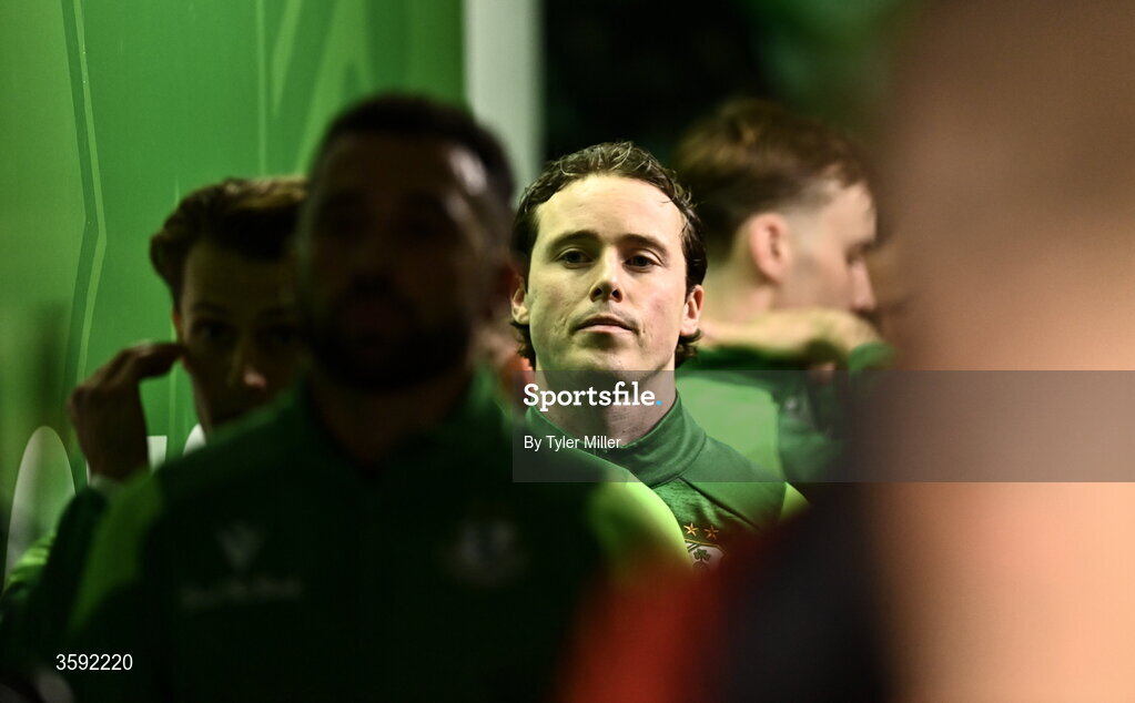 12 October 2026; Will Fitzgerald of Shamrock Rovers waits in the tunnel before the SSE Airtricity Men's Premier Division match between Shamrock Rovers and Bohemians at Tallaght Stadium in Dublin. Photo by Tyler Miller/Sportsfile