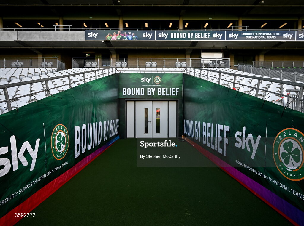 13 October 2026; A general view of SuperValu Páirc Uí Chaoimh before the 2027 FIFA Women’s World Cup qualifying round 1 play-off second leg match between Republic of Ireland and Kazakhstan at SuperValu Páirc Uí Chaoimh in Cork. Photo by Stephen McCarthy/Sportsfile