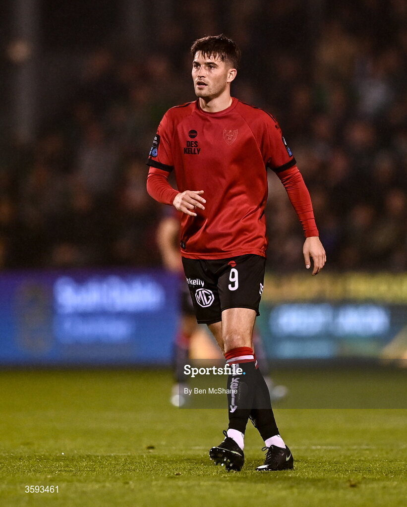 12 October 2026; Colm Whelan of Bohemians during the SSE Airtricity Men's Premier Division match between Shamrock Rovers and Bohemians at Tallaght Stadium in Dublin. Photo by Ben McShane/Sportsfile