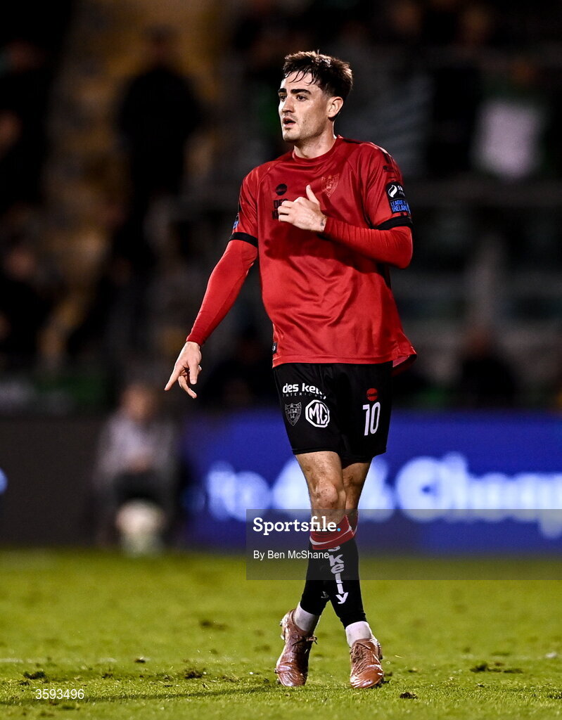 12 October 2026; Dawson Devoy of Bohemians during the SSE Airtricity Men's Premier Division match between Shamrock Rovers and Bohemians at Tallaght Stadium in Dublin. Photo by Ben McShane/Sportsfile