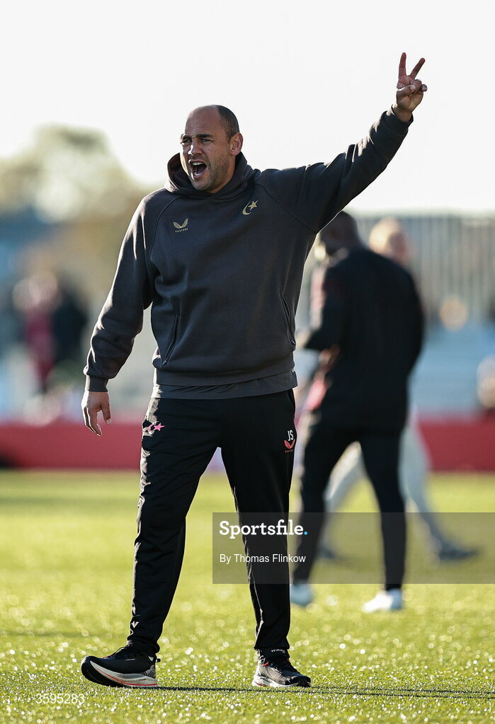 17 October 2026; Saracens head coach Joe Shaw before the Investec Champions Cup Round 1 match between Connacht and Saracens at Dexcom Stadium in Galway. Photo by Thomas Flinkow/Sportsfile