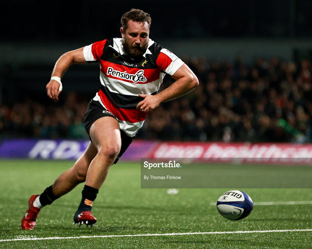 17 October 2026; Eoghan Clarke of Saracens during the Investec Champions Cup Round 1 match between Connacht and Saracens at Dexcom Stadium in Galway. Photo by Thomas Flinkow/Sportsfile