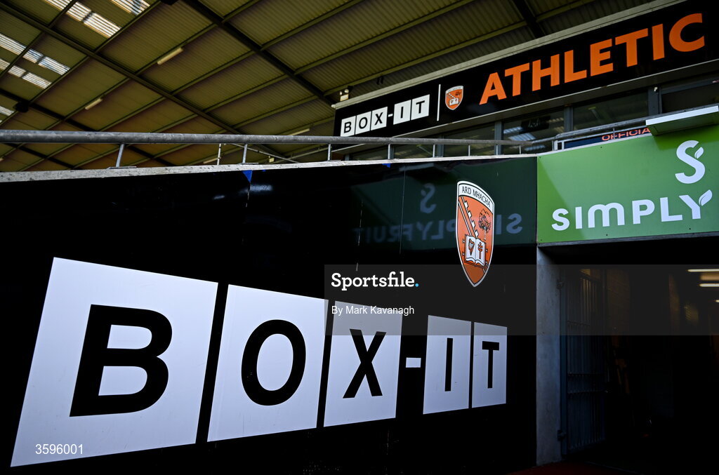 18 October 2026; A general view of the BOX-IT Athletic Grounds before the Armagh County Senior Club Football Championship final match between Killeavy St Moninna and Crossmaglen Rangers at BOX-IT Athletic Grounds in Armagh. Photo by Mark Kavanagh/Sportsfile