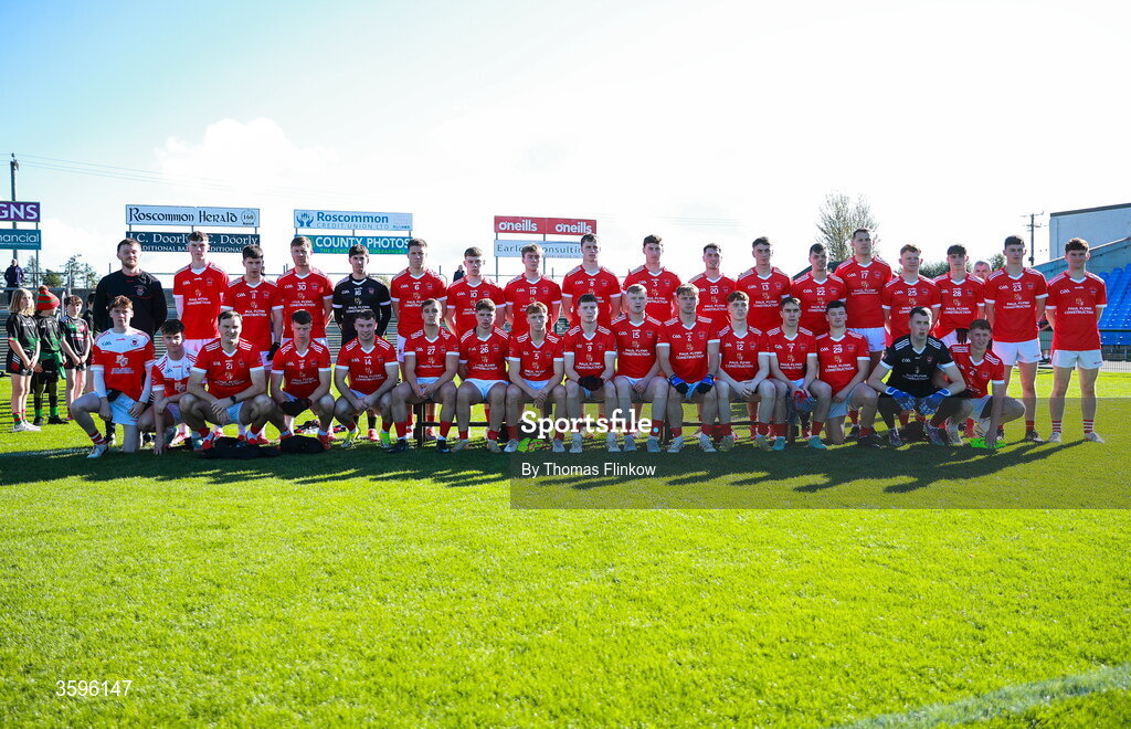 18 October 2026; The Pádraig Pearses squad before the Roscommon County Senior Club Football Championship final match between Pádraig Pearses and St Brigid's at King & Moffatt Dr Hyde Park in Roscommon. Photo by Thomas Flinkow/Sportsfile