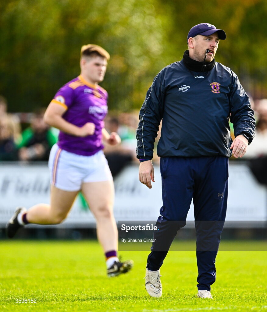 18 October 2026; Wolfe Tones manager Shane McCoy before the Meath County Senior Club Football Championship final match between Wolfe Tones and Donaghmore/ Ashbourne at Donaghmore-Ashbourne GAA Club in Ashbourne, Meath. Photo by Shauna Clinton/Sportsfile
