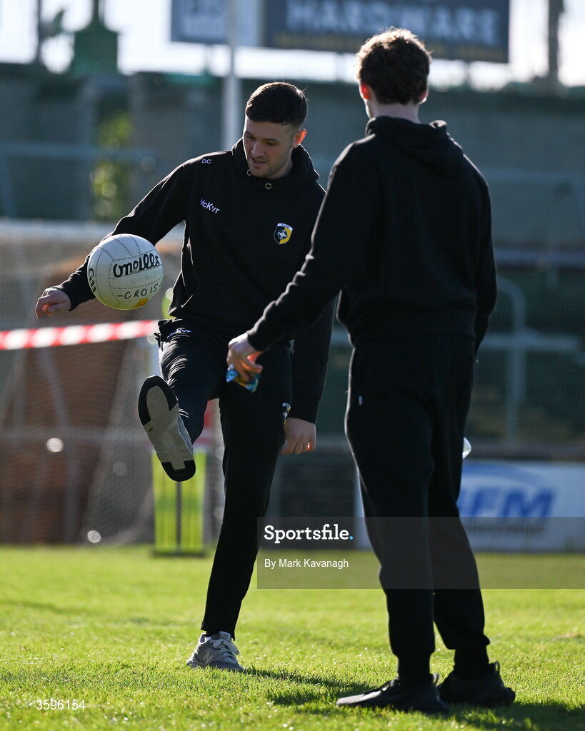 18 October 2026; Crossmaglen Rangers players arrive before the Armagh County Senior Club Football Championship final match between Killeavy St Moninna and Crossmaglen Rangers at BOX-IT Athletic Grounds in Armagh.. Photo by Mark Kavanagh/Sportsfile
