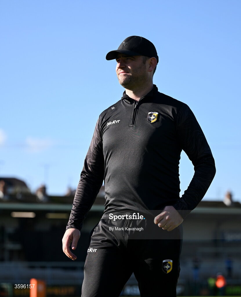 18 October 2026; Crossmaglen Rangers manager Shane Lennon before the Armagh County Senior Club Football Championship final match between Killeavy St Moninna and Crossmaglen Rangers at BOX-IT Athletic Grounds in Armagh. Photo by Mark Kavanagh/Sportsfile