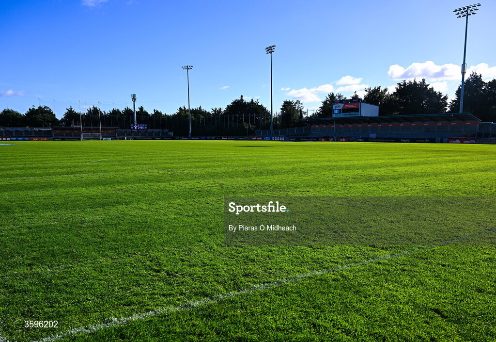 18 October 2026; A general view before the PTSB Dublin County Senior Club Football Championship final match between Castleknock and Cuala at Parnell Park in Dublin. Photo by Piaras Ó Mídheach/Sportsfile