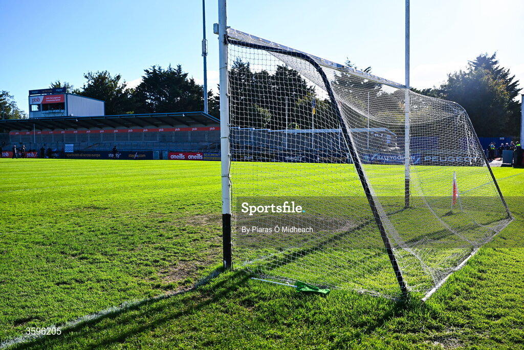 18 October 2026; A general view before the PTSB Dublin County Senior Club Football Championship final match between Castleknock and Cuala at Parnell Park in Dublin. Photo by Piaras Ó Mídheach/Sportsfile
