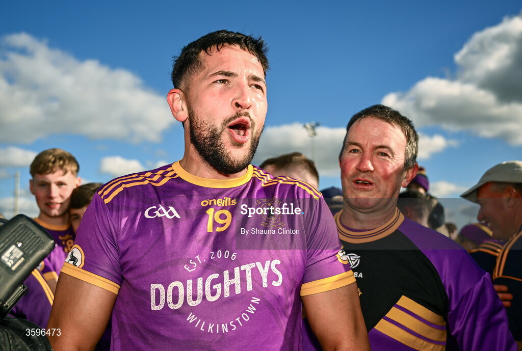 18 October 2026; Padraic Diamond of Wolfe Tones celebrates after his side's victory in the Meath County Senior Club Football Championship final match between Wolfe Tones and Donaghmore/ Ashbourne at Donaghmore-Ashbourne GAA Club in Ashbourne, Meath. Photo by Shauna Clinton/Sportsfile