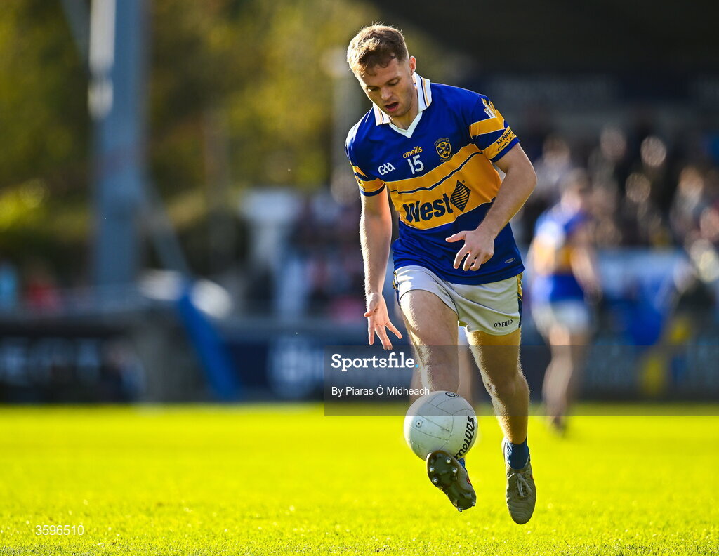 18 October 2026; Conor Chawke of Castleknock during the PTSB Dublin County Senior Club Football Championship final match between Castleknock and Cuala at Parnell Park in Dublin. Photo by Piaras Ó Mídheach/Sportsfile