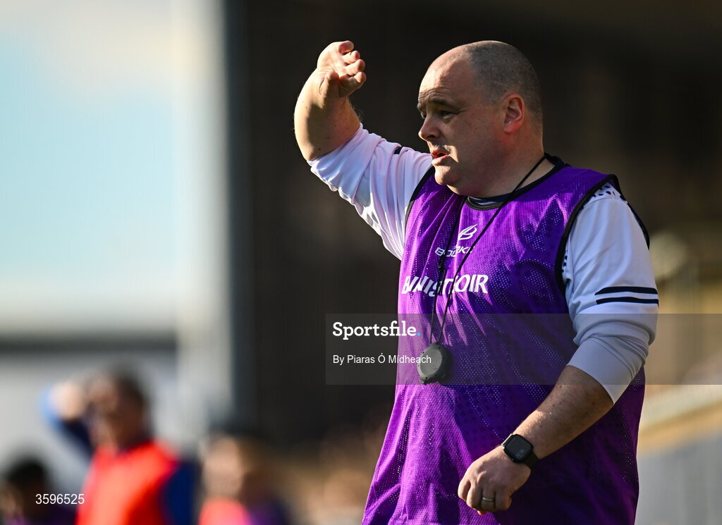18 October 2026; Castleknock manager Dara Brady during the PTSB Dublin County Senior Club Football Championship final match between Castleknock and Cuala at Parnell Park in Dublin. Photo by Piaras Ó Mídheach/Sportsfile