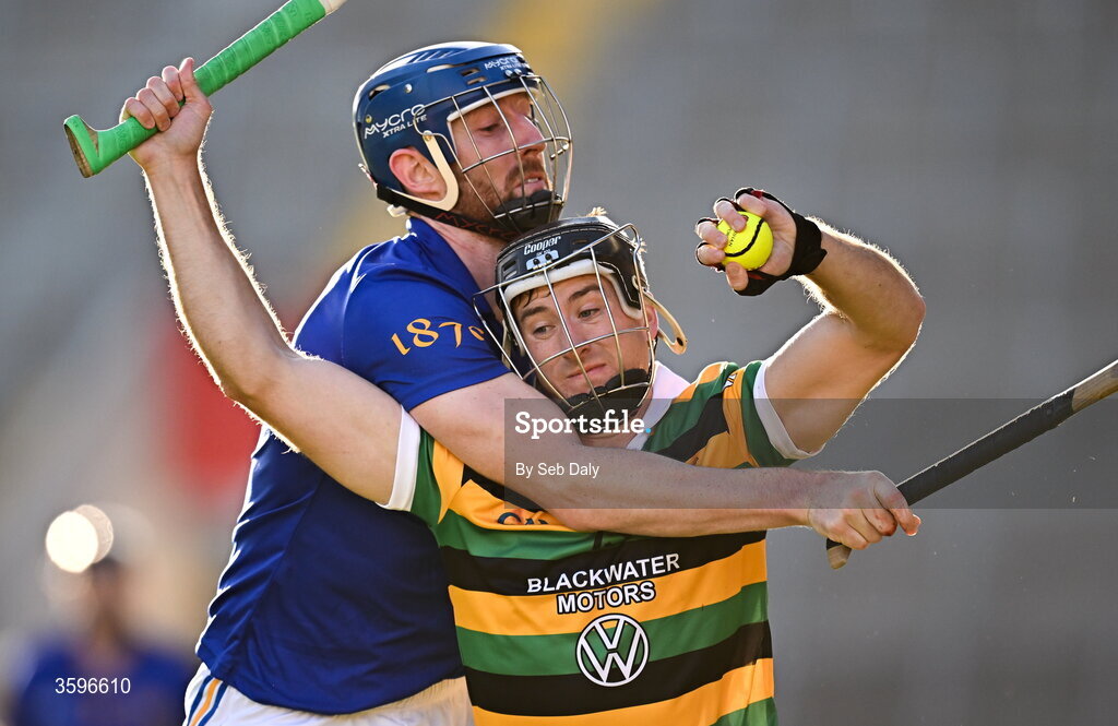 18 October 2026; Simon Kennefick of Glen Rovers in action against Damien Cahalane of St Finbarr’s during the Cork County Premier Senior Club Hurling Championship final match between Glen Rovers and St Finbarr's at SuperValu Páirc Uí Chaoimh in Cork. Photo by Seb Daly/Sportsfile