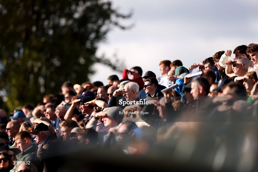 18 October 2026; Supporters watch on during the Offaly County Senior Club Hurling Championship final match between Kilcormac - Killoughey and Ballinamerey at Glenisk O'Connor Park in Tullamore, Offaly. Photo by Michael P Ryan/Sportsfile