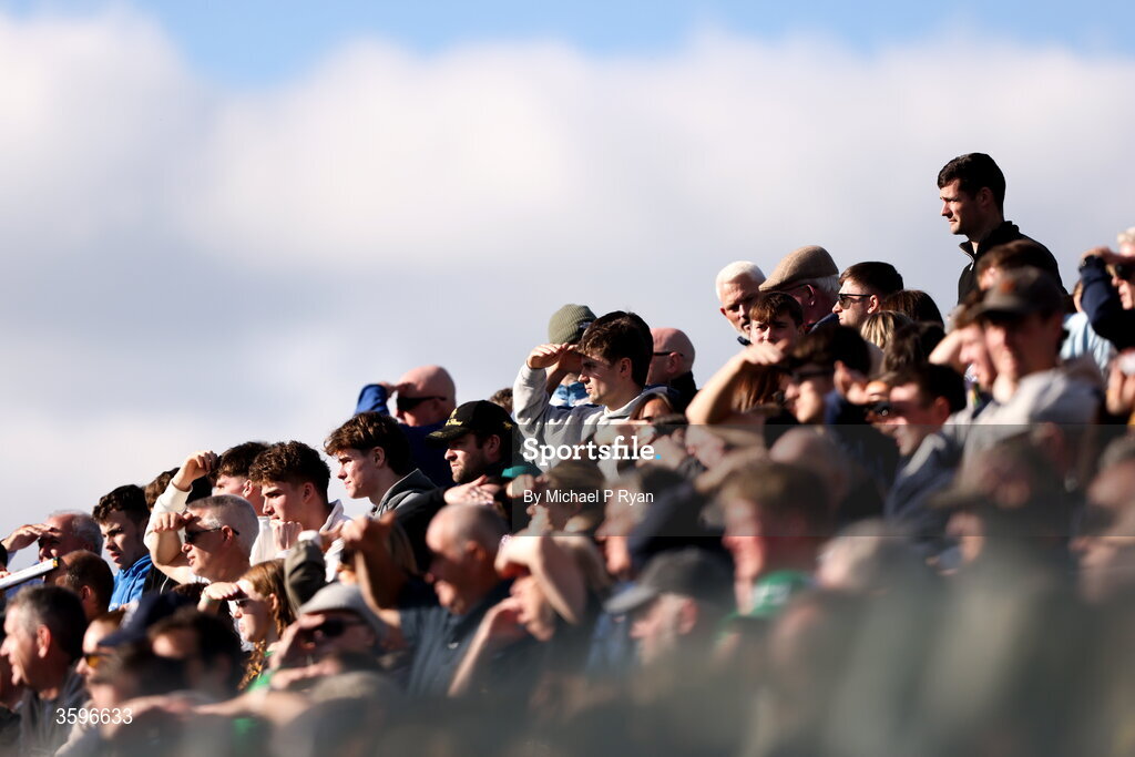 18 October 2026; Supporters watch on during the Offaly County Senior Club Hurling Championship final match between Kilcormac - Killoughey and Ballinamerey at Glenisk O'Connor Park in Tullamore, Offaly. Photo by Michael P Ryan/Sportsfile