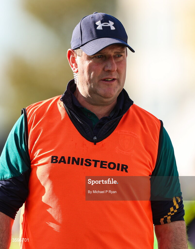 18 October 2026; Kilcormac - Killoughey manager Declan Laffan during the Offaly County Senior Club Hurling Championship final match between Kilcormac - Killoughey and Ballinamerey at Glenisk O'Connor Park in Tullamore, Offaly. Photo by Michael P Ryan/Sportsfile