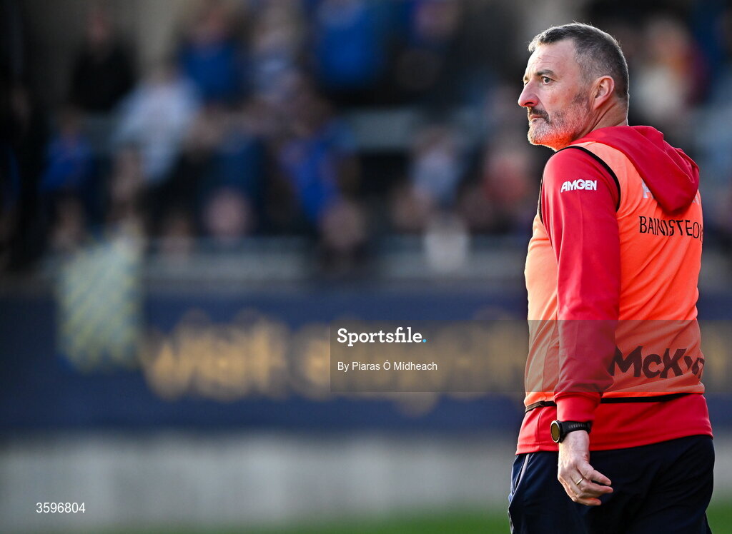 18 October 2026; Cuala manager Derek Dunne during the PTSB Dublin County Senior Club Football Championship final match between Castleknock and Cuala at Parnell Park in Dublin. Photo by Piaras Ó Mídheach/Sportsfile