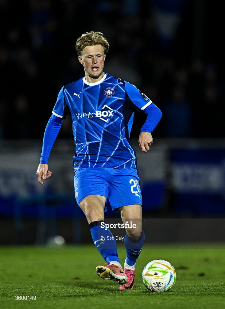 23 October 2026; Jorgen Voilas of Waterford during the SSE Airtricity Men's Premier Division match between Waterford and Drogheda United at RSC in Waterford. Photo by Seb Daly/Sportsfile