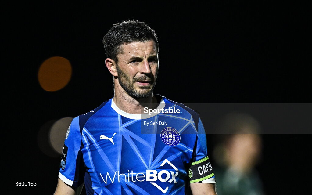 23 October 2026; Pádraig Amond of Waterford during the SSE Airtricity Men's Premier Division match between Waterford and Drogheda United at RSC in Waterford. Photo by Seb Daly/Sportsfile