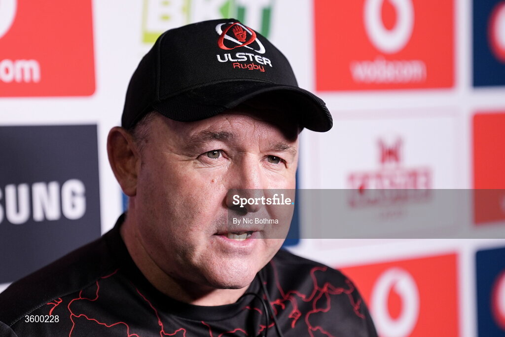 24 October 2026; Ulster head coach Richie Murphy before the United Rugby Championship match between Vodacom Bulls and Ulster at Loftus Versfeld in Pretoria, South Africa. Photo by Nic Bothma/Sportsfile
