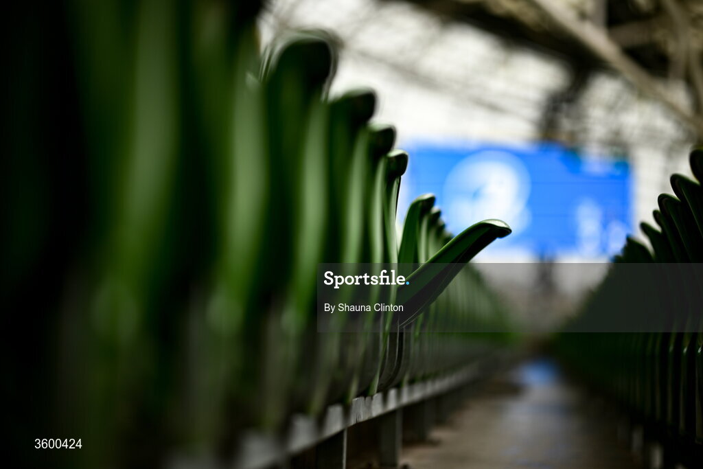 24 October 2026; A general view before the United Rugby Championship match between Leinster and Munster at the Aviva Stadium in Dublin. Photo by Shauna Clinton/Sportsfile