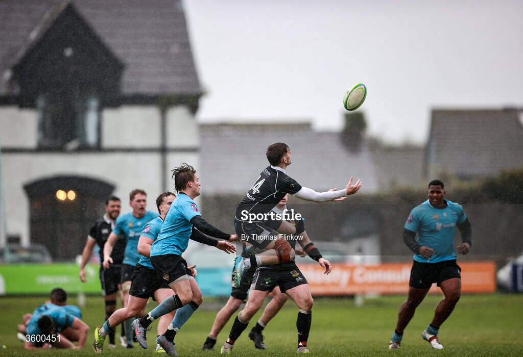 24 October 2026; Ben Neely of Ballymena during the Energia Men's All-Ireland League Division 2A match between Galwegians and Ballymena at Crowley Park in Galway. Photo by Thomas Flinkow/Sportsfile