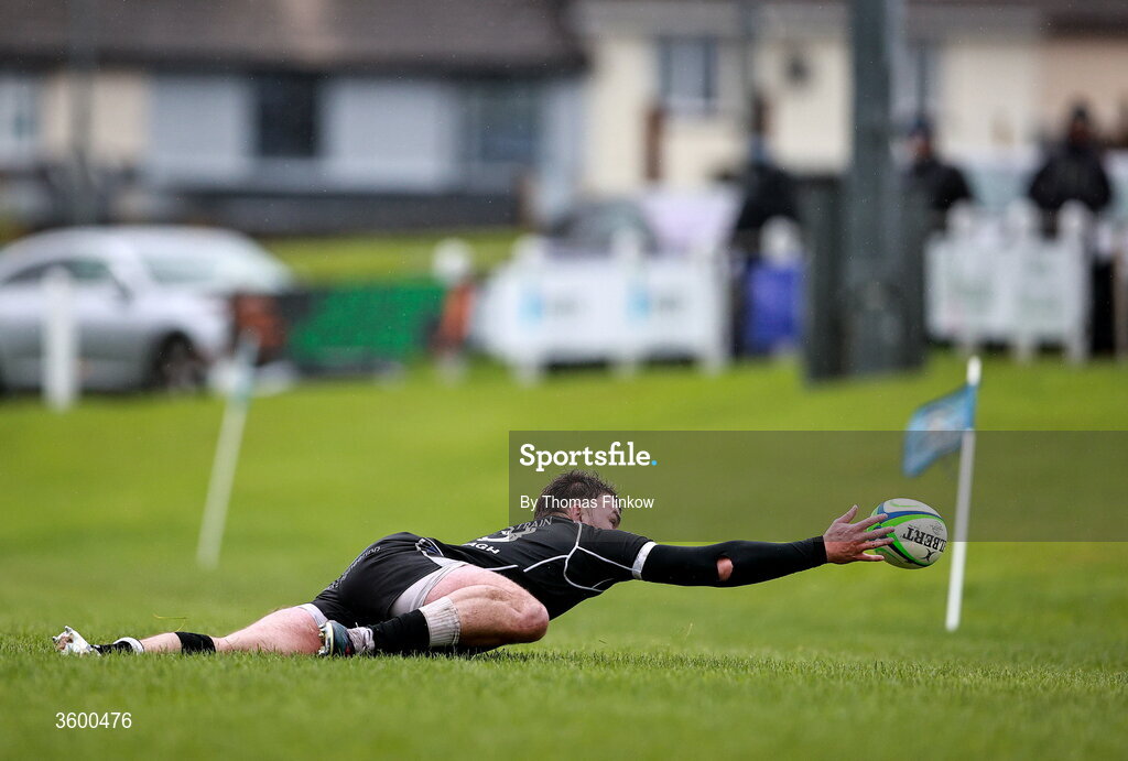 24 October 2026; Ben Moxham of Ballymena during the Energia Men's All-Ireland League Division 2A match between Galwegians and Ballymena at Crowley Park in Galway. Photo by Thomas Flinkow/Sportsfile