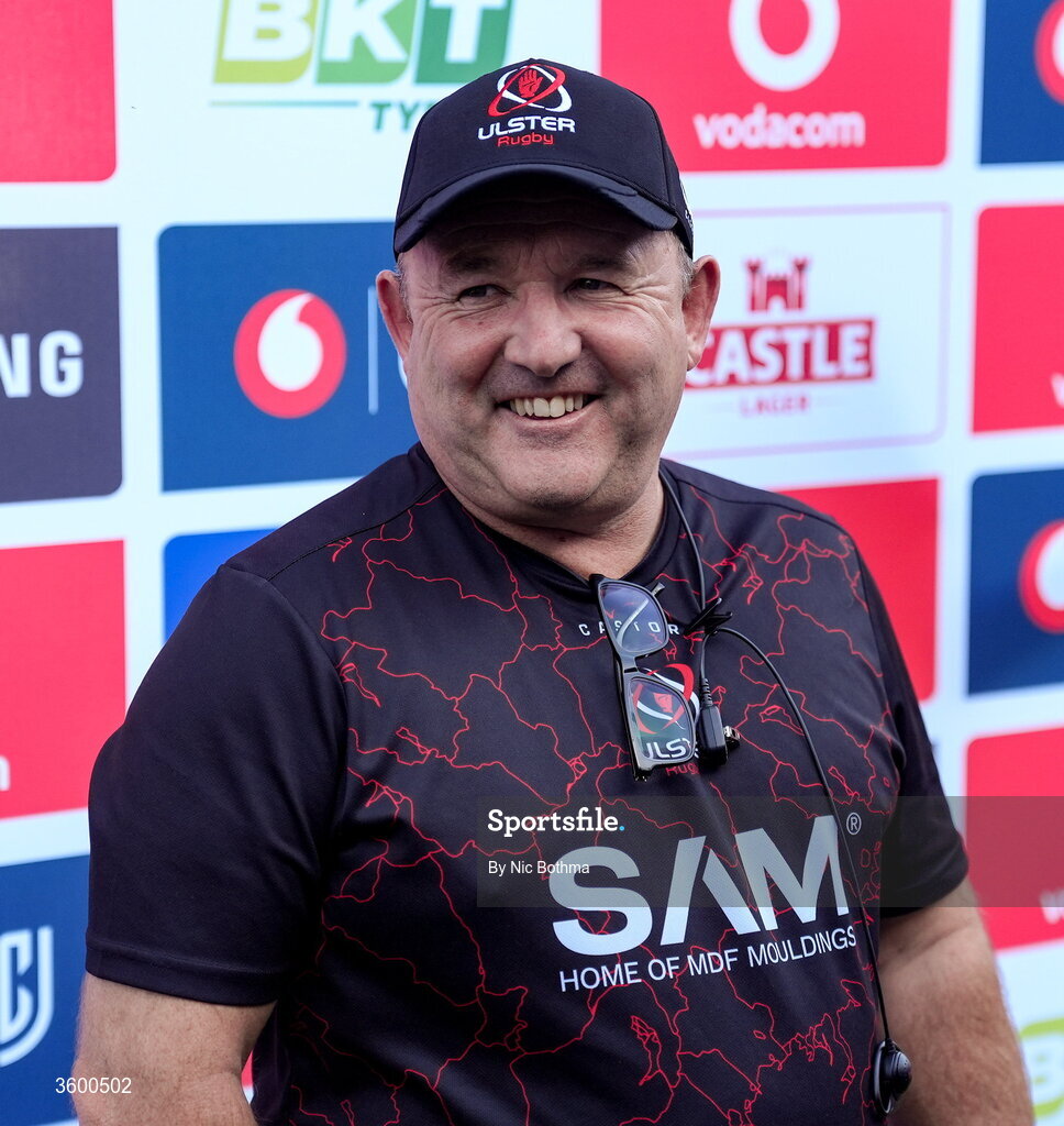 24 October 2026;  Ulster head coach Richie Murphy speaks after the United Rugby Championship match between Vodacom Bulls and Ulster at Loftus Versfeld in Pretoria, South Africa. Photo by Nic Bothma/Sportsfile