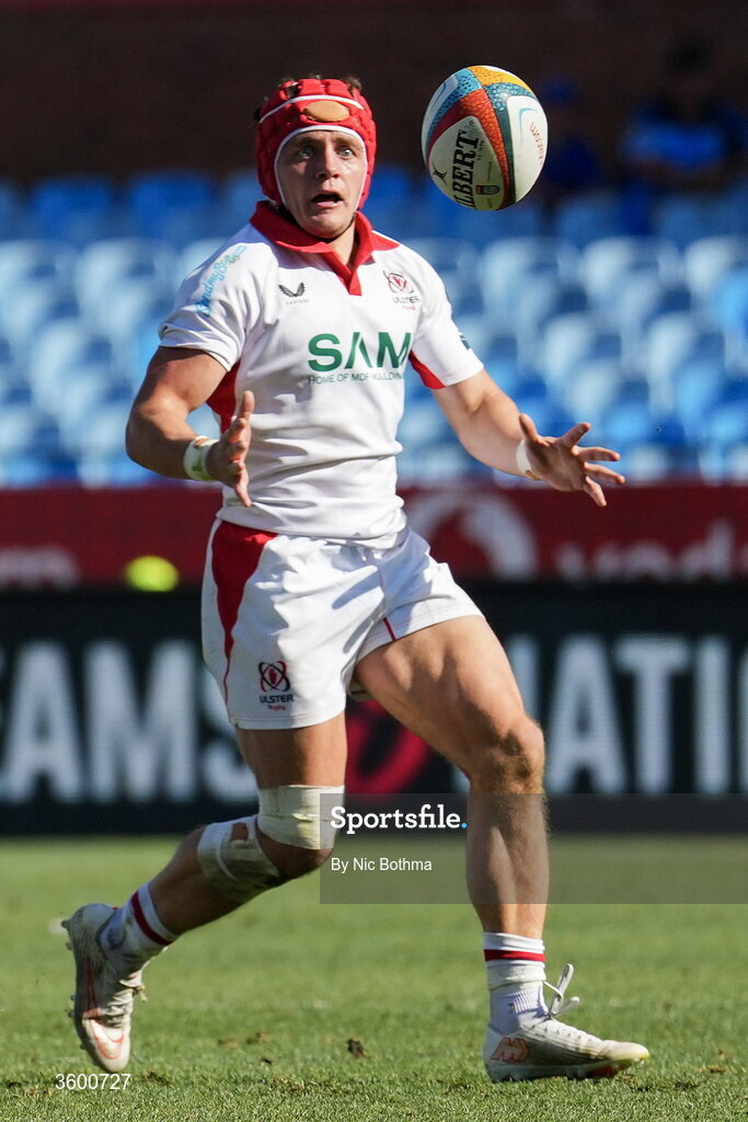 24 October 2026; Michael Lowry of Ulster in action during the United Rugby Championship match between Vodacom Bulls and Ulster at Loftus Versfeld in Pretoria, South Africa. Photo by Nic Bothma/Sportsfile