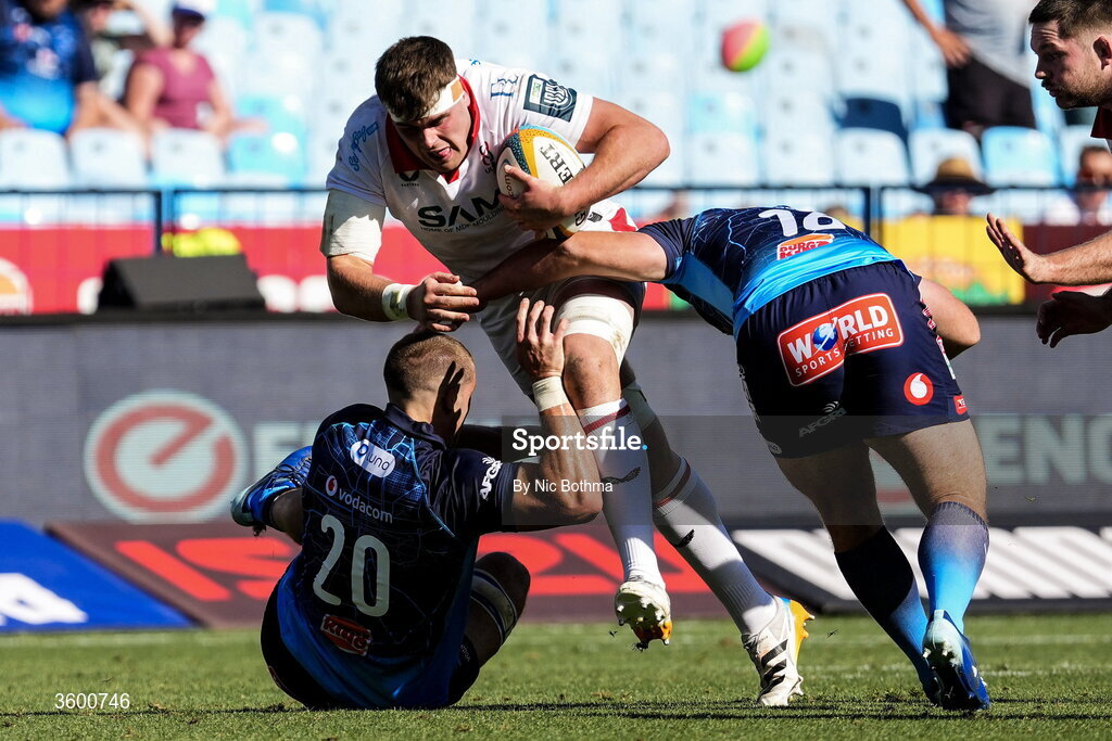 24 October 2026; James McNabney of Ulster during the United Rugby Championship match between Vodacom Bulls and Ulster at Loftus Versfeld in Pretoria, South Africa. Photo by Nic Bothma/Sportsfile