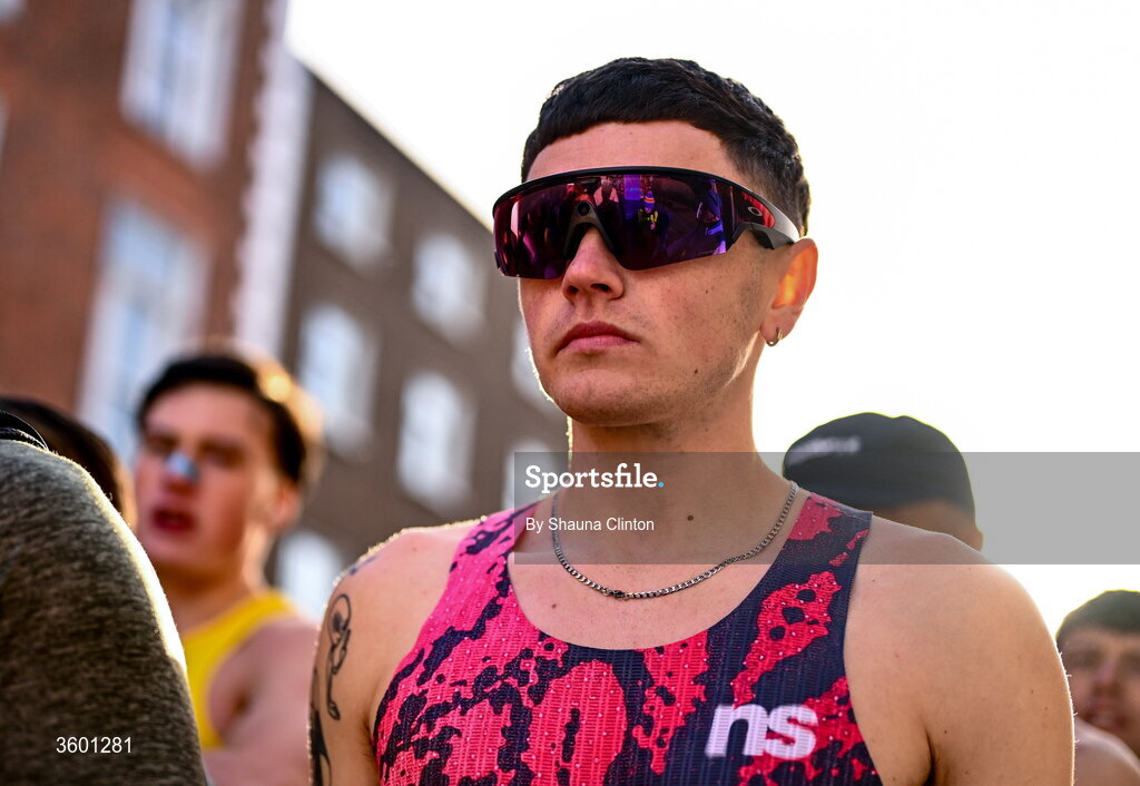 25 October 2026; Participants during the 2026 Irish Life Dublin Marathon, as thousands of runners took to the streets of Dublin for the 45th running of the event. Photo by Shauna Clinton/Sportsfile
