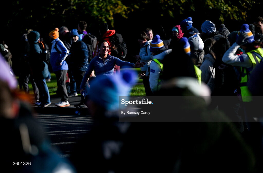 25 October 2026; Participants during the 2026 Irish Life Dublin Marathon, as thousands of runners took to the streets of Dublin for the 45th running of the event. Photo by Ramsey Cardy/Sportsfile