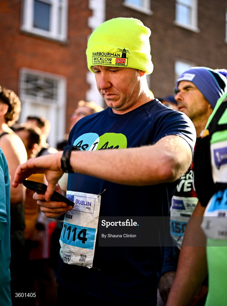 25 October 2026; Participants during the 2026 Irish Life Dublin Marathon, as thousands of runners took to the streets of Dublin for the 45th running of the event. Photo by Shauna Clinton/Sportsfile
