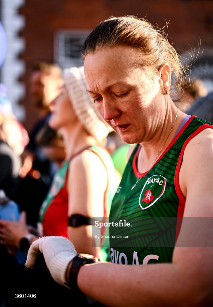 25 October 2026; Participants during the 2026 Irish Life Dublin Marathon, as thousands of runners took to the streets of Dublin for the 45th running of the event. Photo by Shauna Clinton/Sportsfile