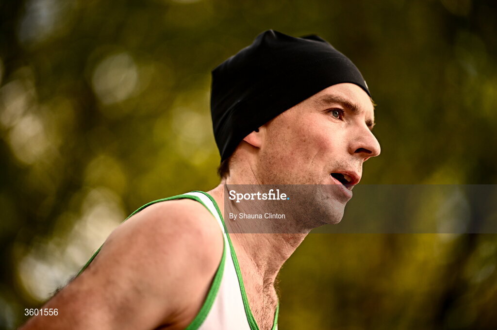 25 October 2026; Jamie Fallon of Ireland during the 2026 Irish Life Dublin Marathon, as thousands of runners took to the streets of Dublin for the 45th running of the event. Photo by Shauna Clinton/Sportsfile