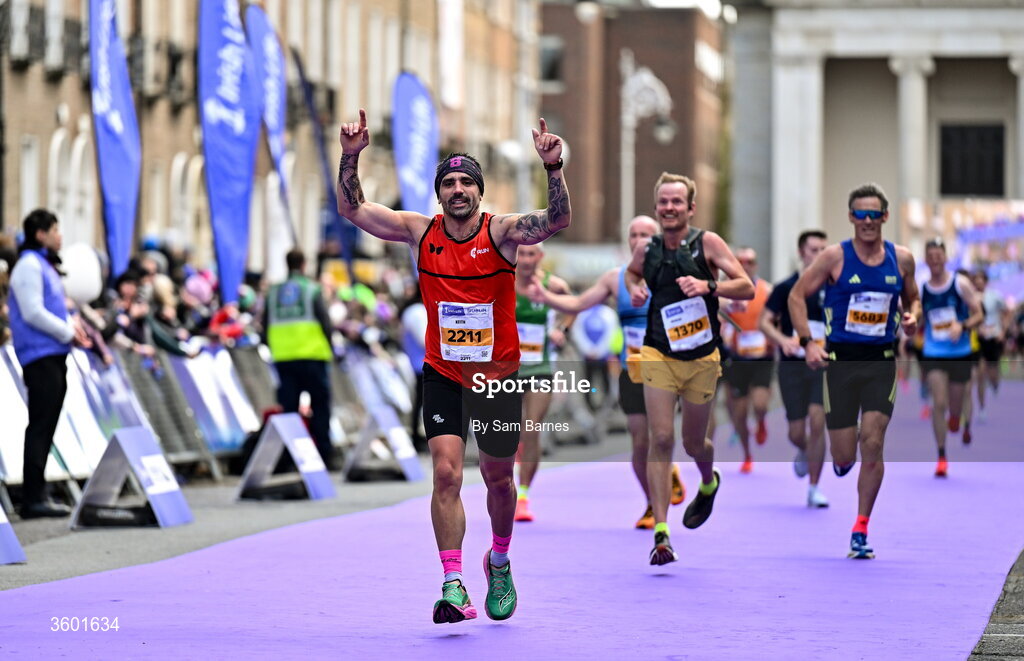 25 October 2026; Keith Russell of Navan AC, Meath, during the 2026 Irish Life Dublin Marathon, as thousands of runners took to the streets of Dublin for the 45th running of the event. Photo by Sam Barnes/Sportsfile