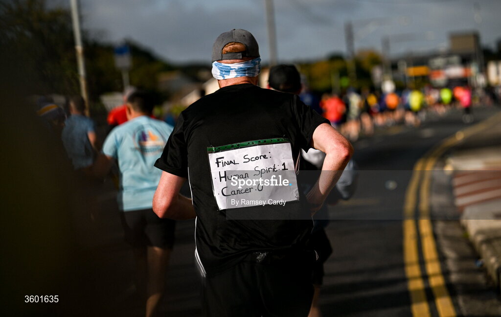 25 October 2026; Participants during the 2026 Irish Life Dublin Marathon, as thousands of runners took to the streets of Dublin for the 45th running of the event. Photo by Ramsey Cardy/Sportsfile