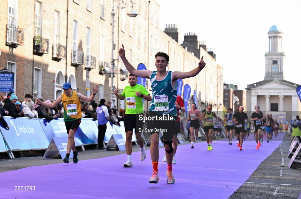 25 October 2026; Lee Shortt during the 2026 Irish Life Dublin Marathon, as thousands of runners took to the streets of Dublin for the 45th running of the event. Photo by Sam Barnes/Sportsfile