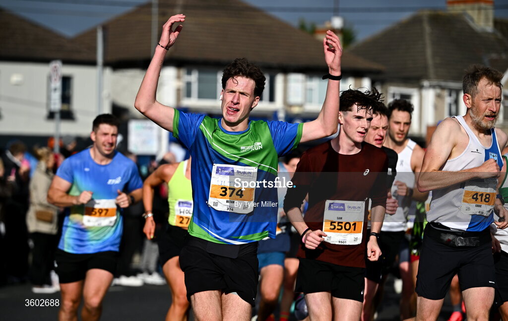25 October 2026; Ultan Moore during the 2026 Irish Life Dublin Marathon, as thousands of runners took to the streets of Dublin for the 45th running of the event. Photo by Tyler Miller/Sportsfile