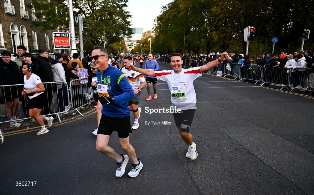 25 October 2026; Oisin Ryan during the 2026 Irish Life Dublin Marathon, as thousands of runners took to the streets of Dublin for the 45th running of the event. Photo by Tyler Miller/Sportsfile