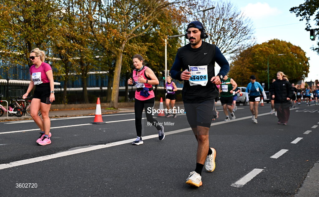 25 October 2026; Johnny Kelly during the 2026 Irish Life Dublin Marathon, as thousands of runners took to the streets of Dublin for the 45th running of the event. Photo by Tyler Miller/Sportsfile