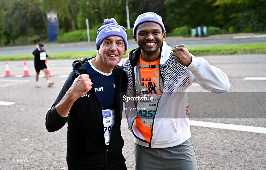 25 October 2026; Participants during the 2026 Irish Life Dublin Marathon, as thousands of runners took to the streets of Dublin for the 45th running of the event. Photo by Tyler Miller/Sportsfile