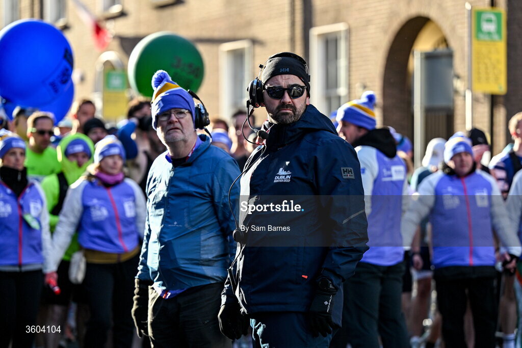 25 October 2026; Dublin Marathon Technical Director Neil Kennedy during the 2026 Irish Life Dublin Marathon, as thousands of runners took to the streets of Dublin for the 45th running of the event. Photo by Sam Barnes/Sportsfile
