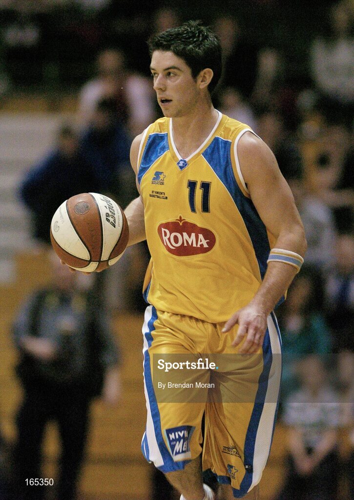 30 January 2005; Pete Madsen, Roma St Vincent's. National Cup, Senior Men's Final, Abrakebabra Tigers, Tralee v Roma St Vincent's, ESB Arena, Tallaght, Dublin. Picture credit; Brendan Moran / SPORTSFILE